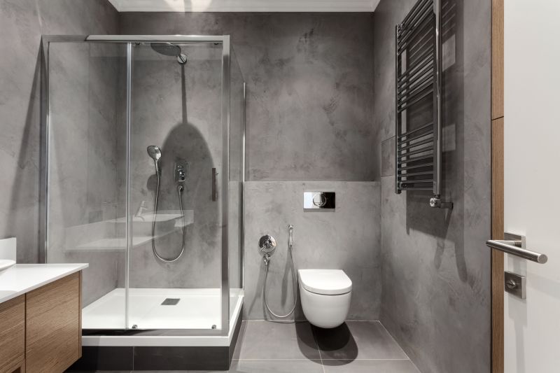 Contemporary Shower with Niche